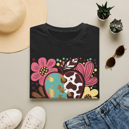 Librarian Floral Heart T‑Shirt