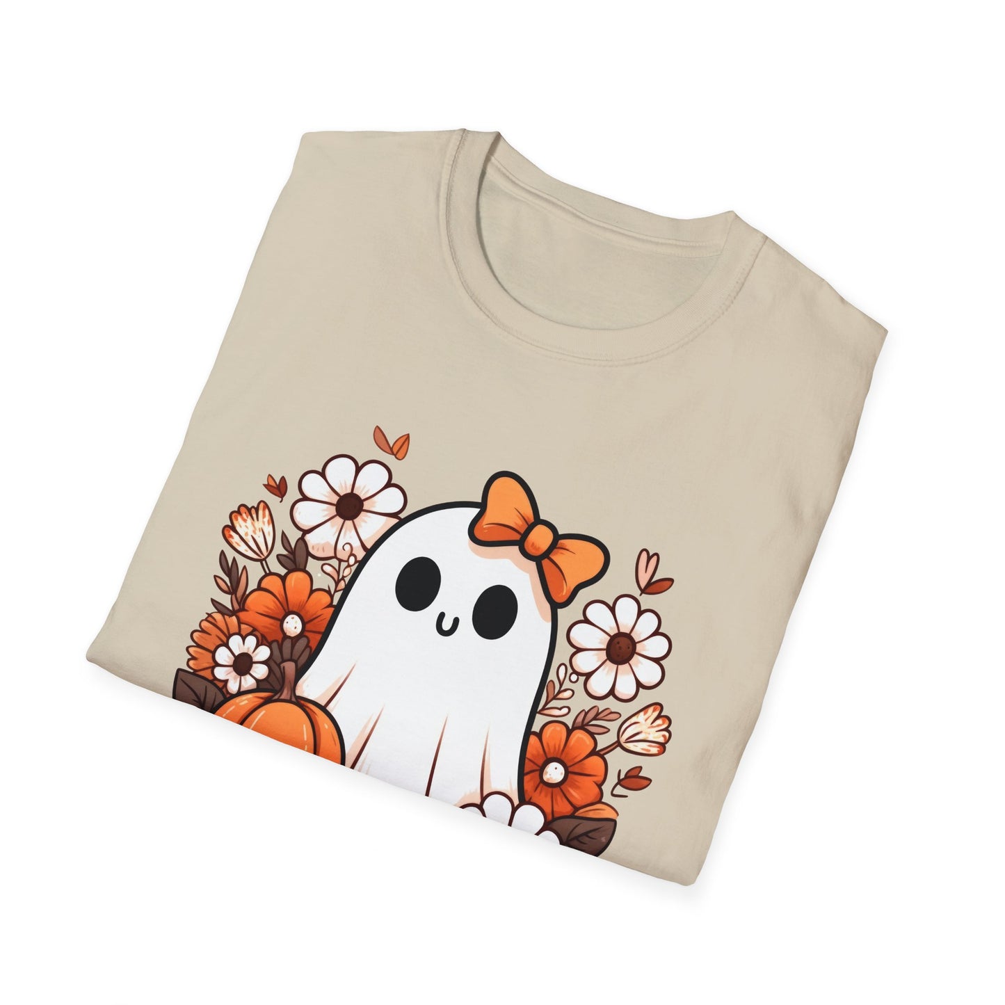 Cute Ghost Fall Adult T-Shirt