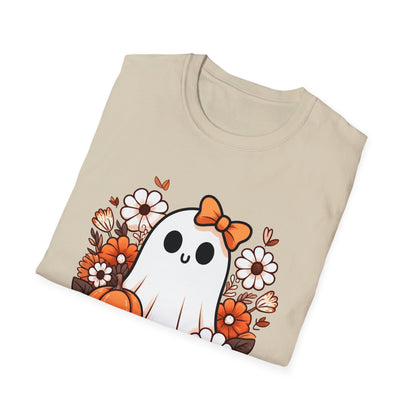 Cute Ghost Fall Adult T-Shirt