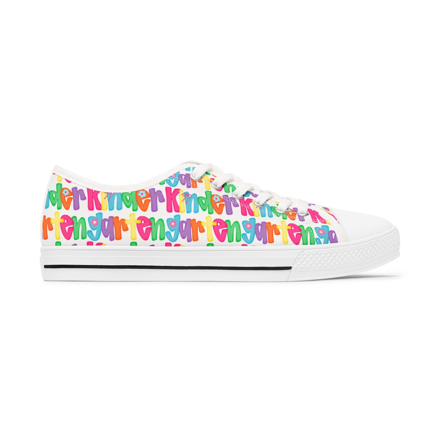Kindergarten Teacher Low Top Sneakers for Back to School