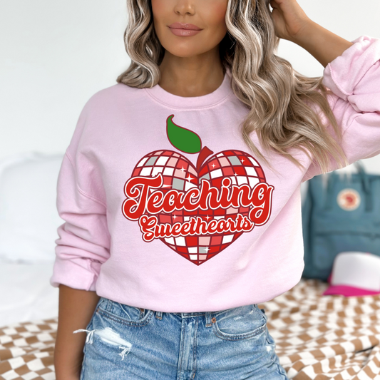 Teaching Sweethearts Valentine's Day Teacher Sweatshirt