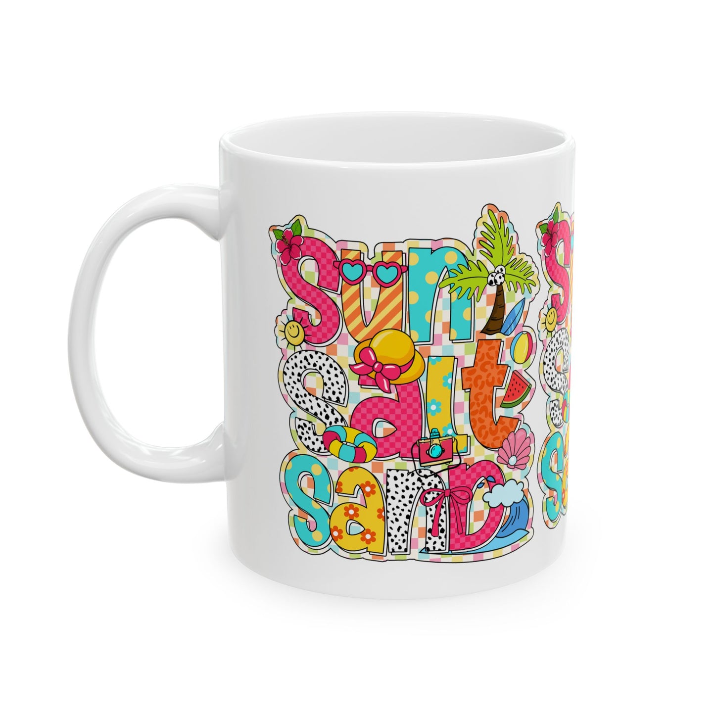 Vibrant Summer Vibes Ceramic Mug