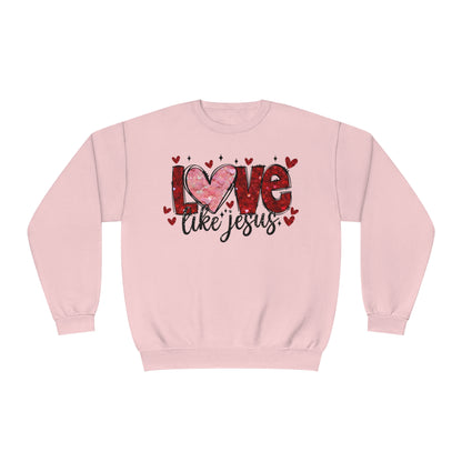 Love Like Jesus Valentine's Day Sweatshirt