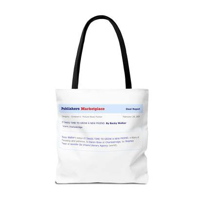 Tote Bag — Publishers Marketplace Announcement Tote