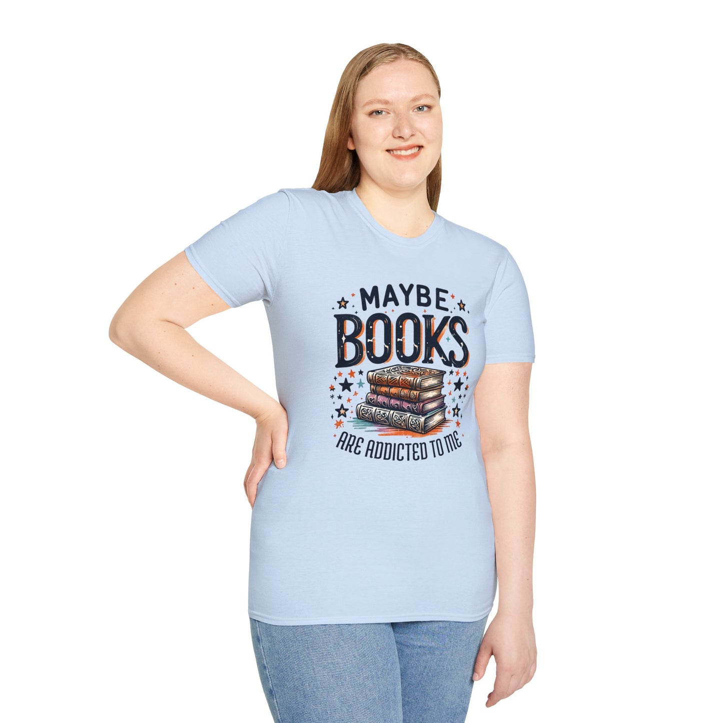 Maybe Books Are Addicted to Me Soft T-Shirt