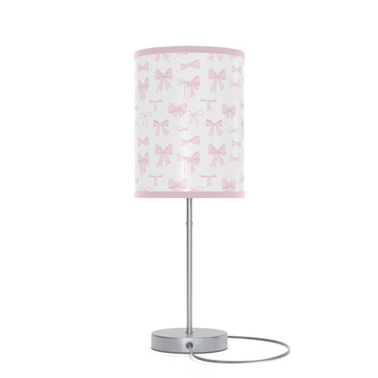 Coquette Pink Bow Lamp