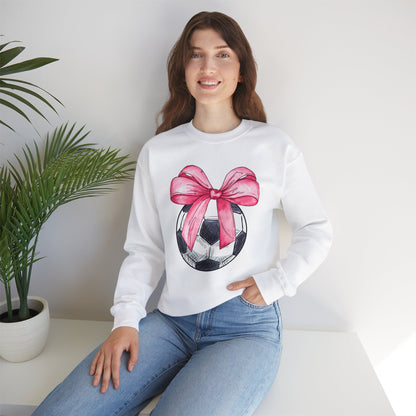 Soccer Coquette Adult Size Sweatshirt