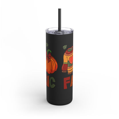 Fall Basics Skinny Matte Tumbler, 20oz