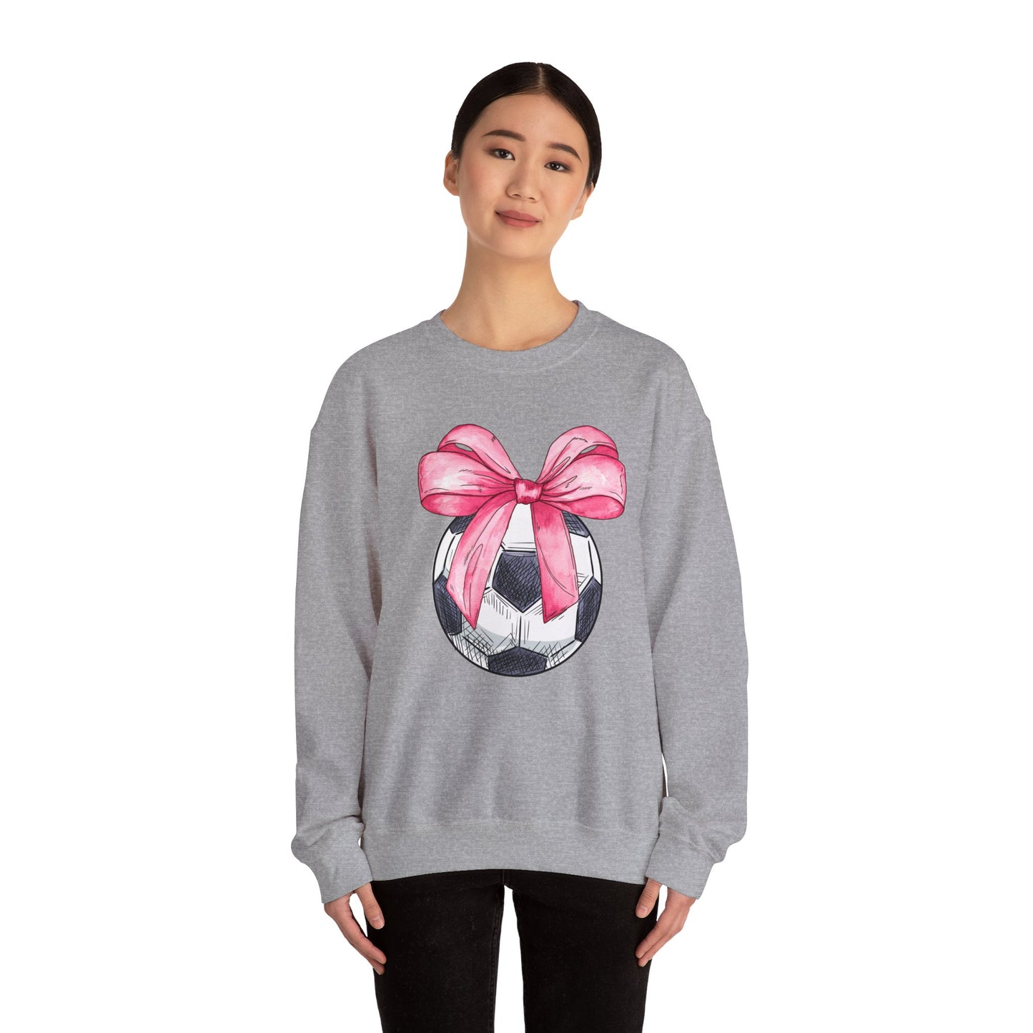 Soccer Coquette Adult Size Sweatshirt