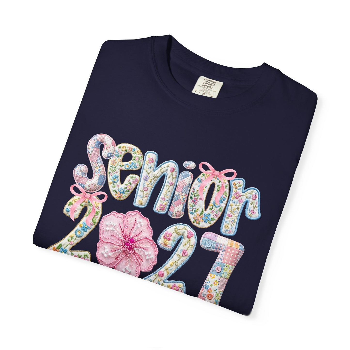 Senior 2027 Floral Graduation T-Shirt