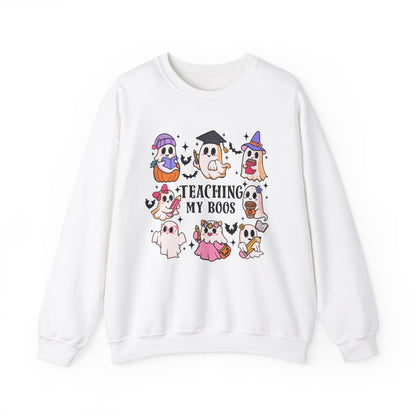 Teaching My Boos Halloween Unisex Heavy Blend™ Crewneck Sweatshirt