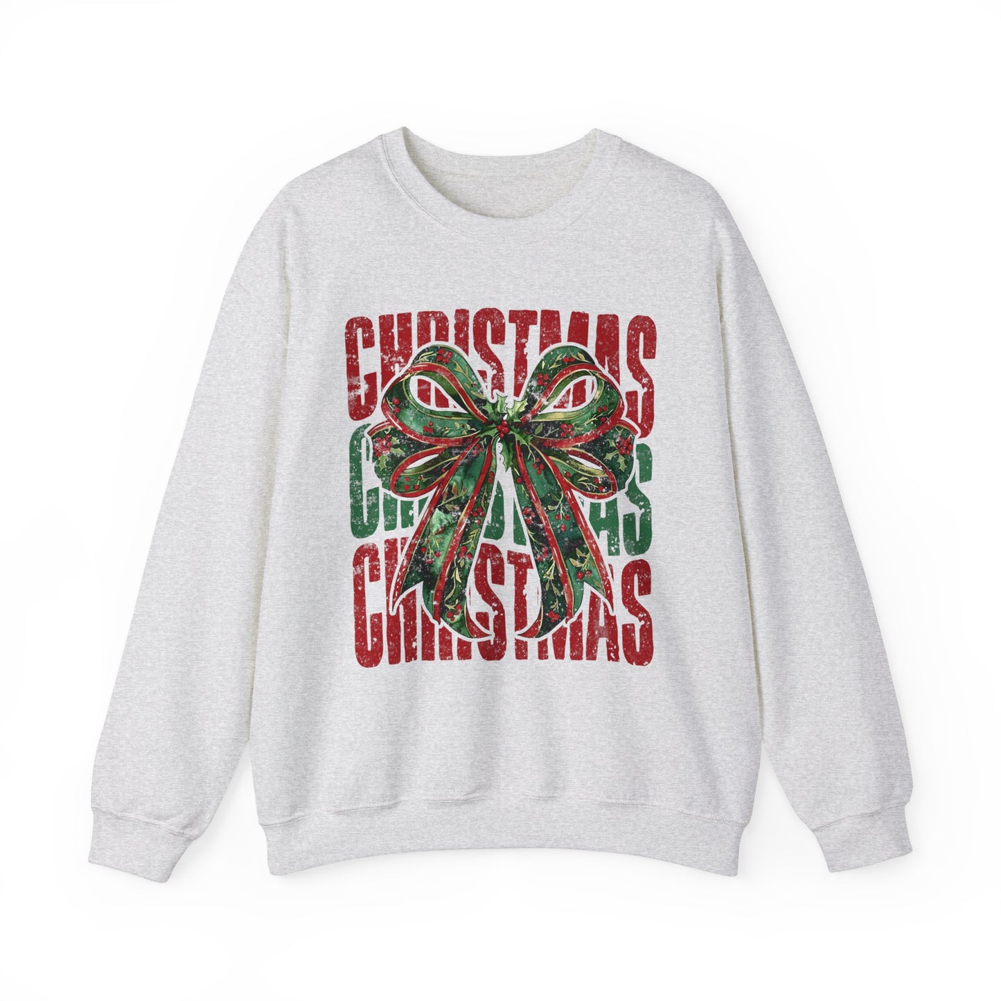 Christmas Coquette Bow Sweatshirt