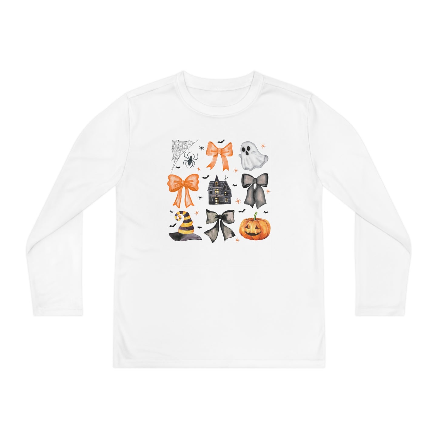 Halloween Coquette Youth Long Sleeve T-Shirt