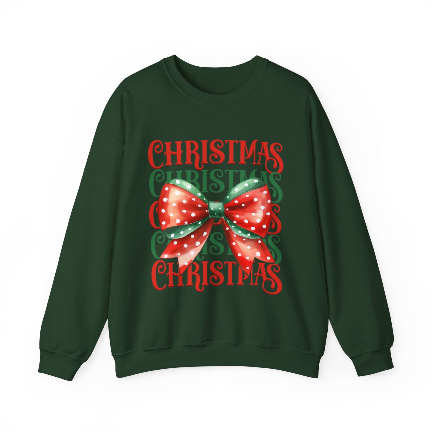 Christmas Coquette Bow Sweatshirt