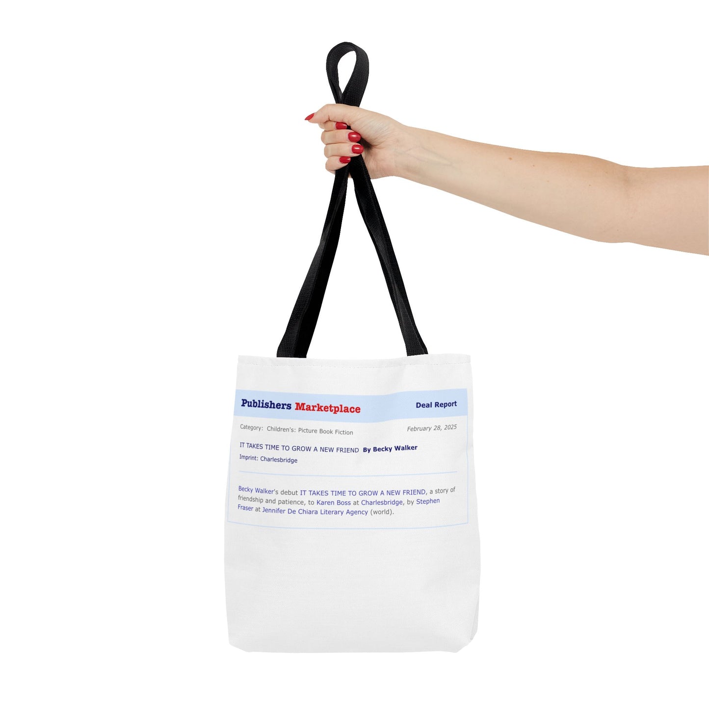 Tote Bag — Publishers Marketplace Announcement Tote
