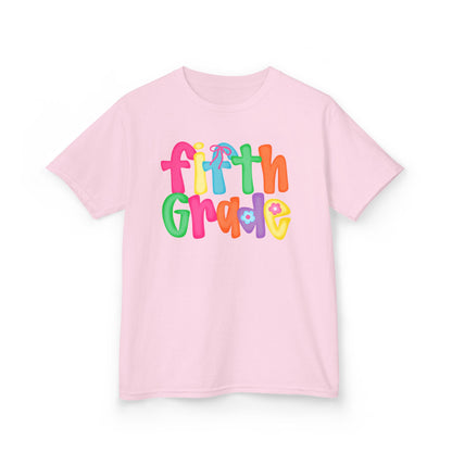 Back to School Fifth Grade Kids Tee