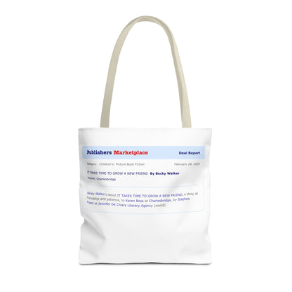 Tote Bag — Publishers Marketplace Announcement Tote