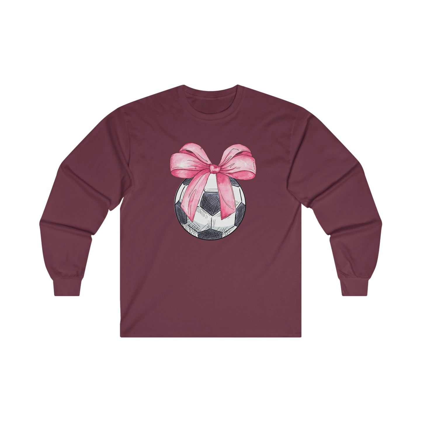 Soccer Coquette Long Sleeve Tee