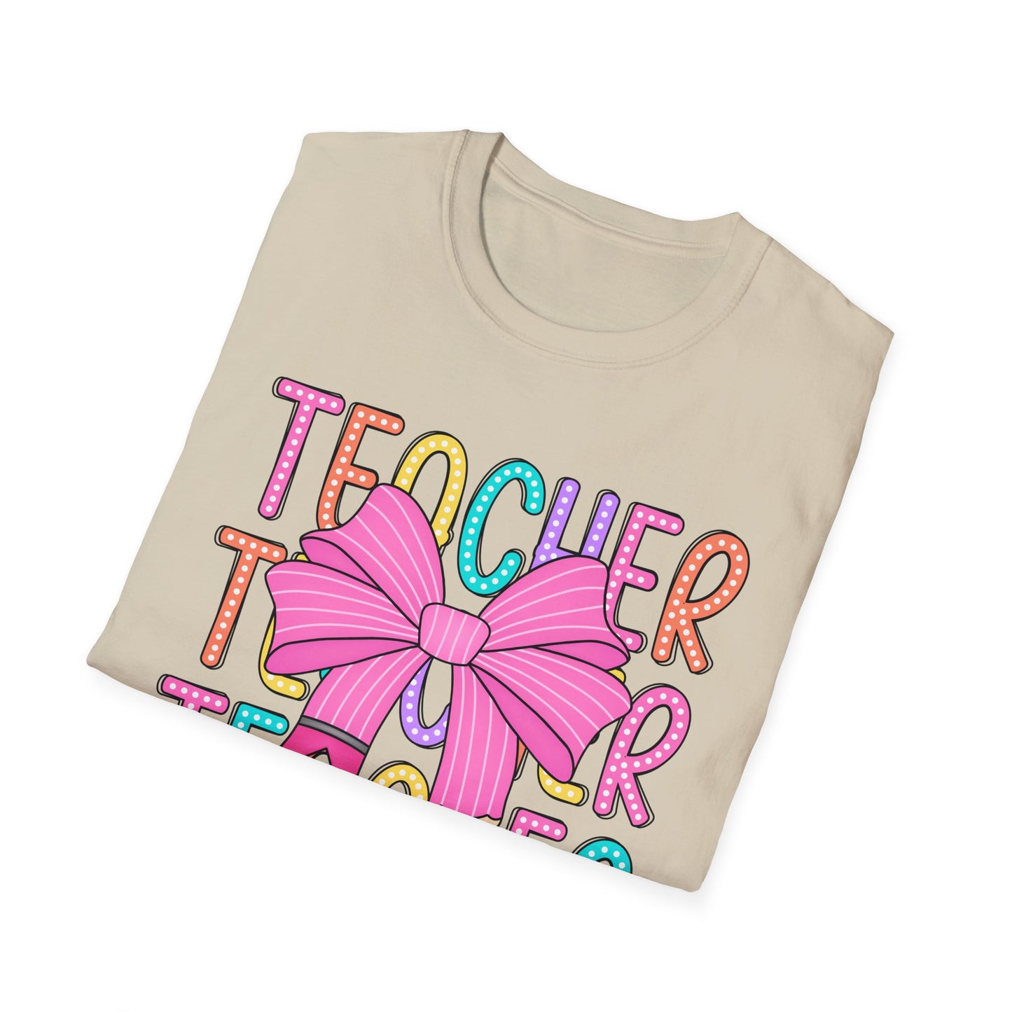 Coquette Teacher Unisex Softstyle T-Shirt