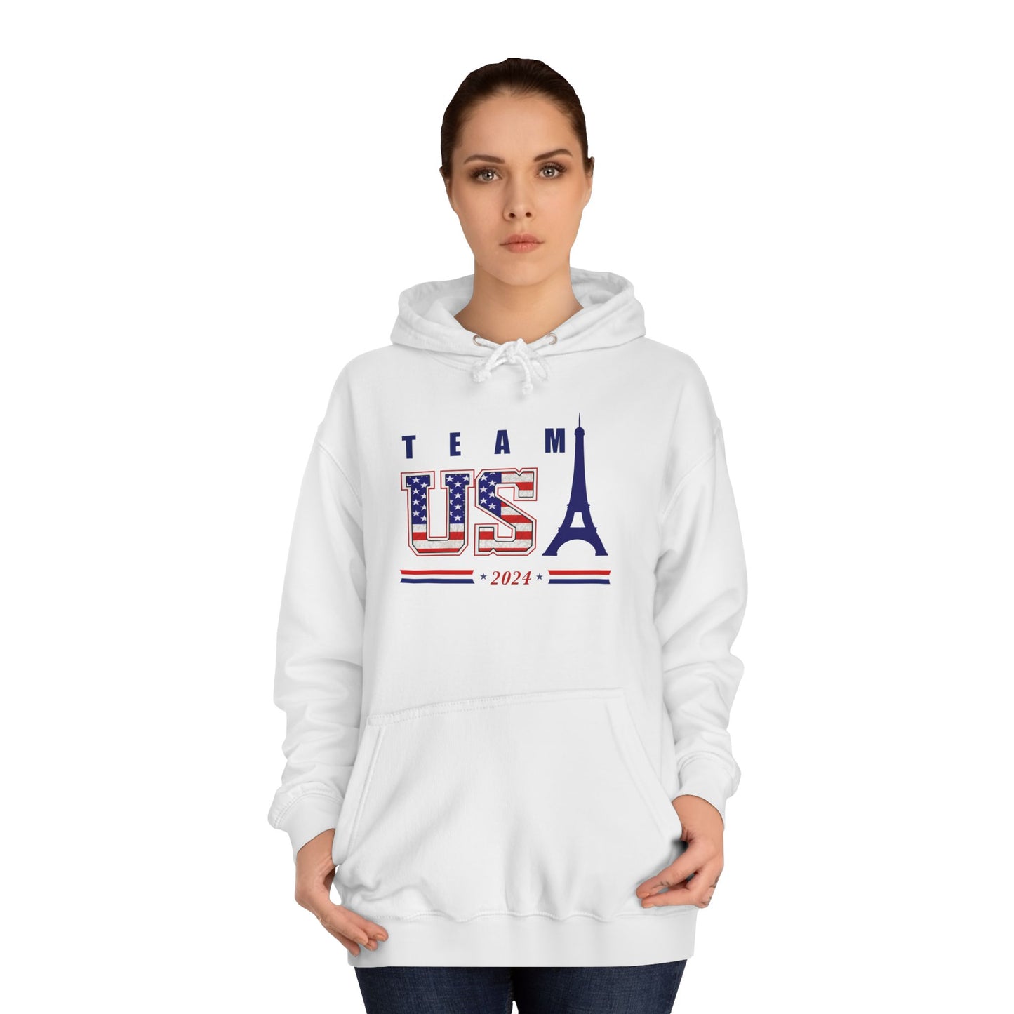 TEAM USA 2024 Paris Olympics Unisex College Hoodie