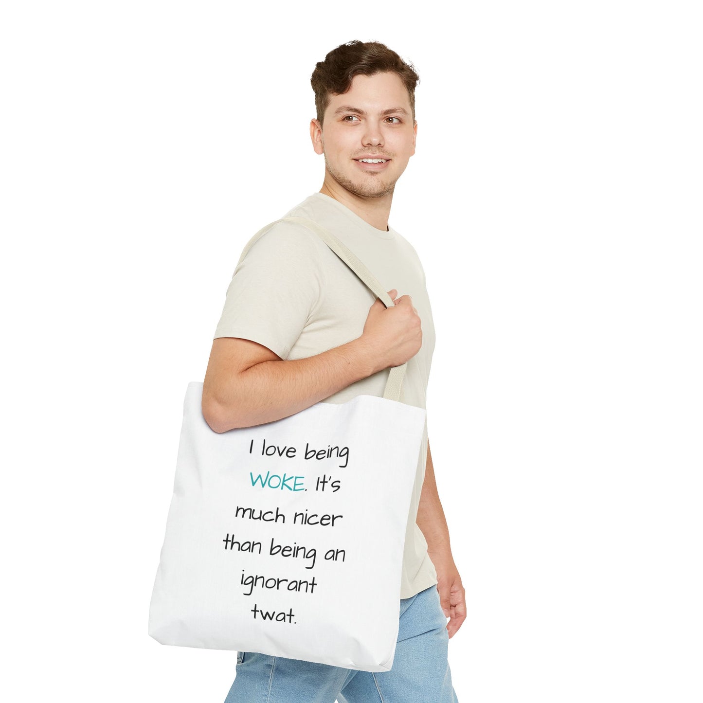 Woke Rainbow Tote Bag