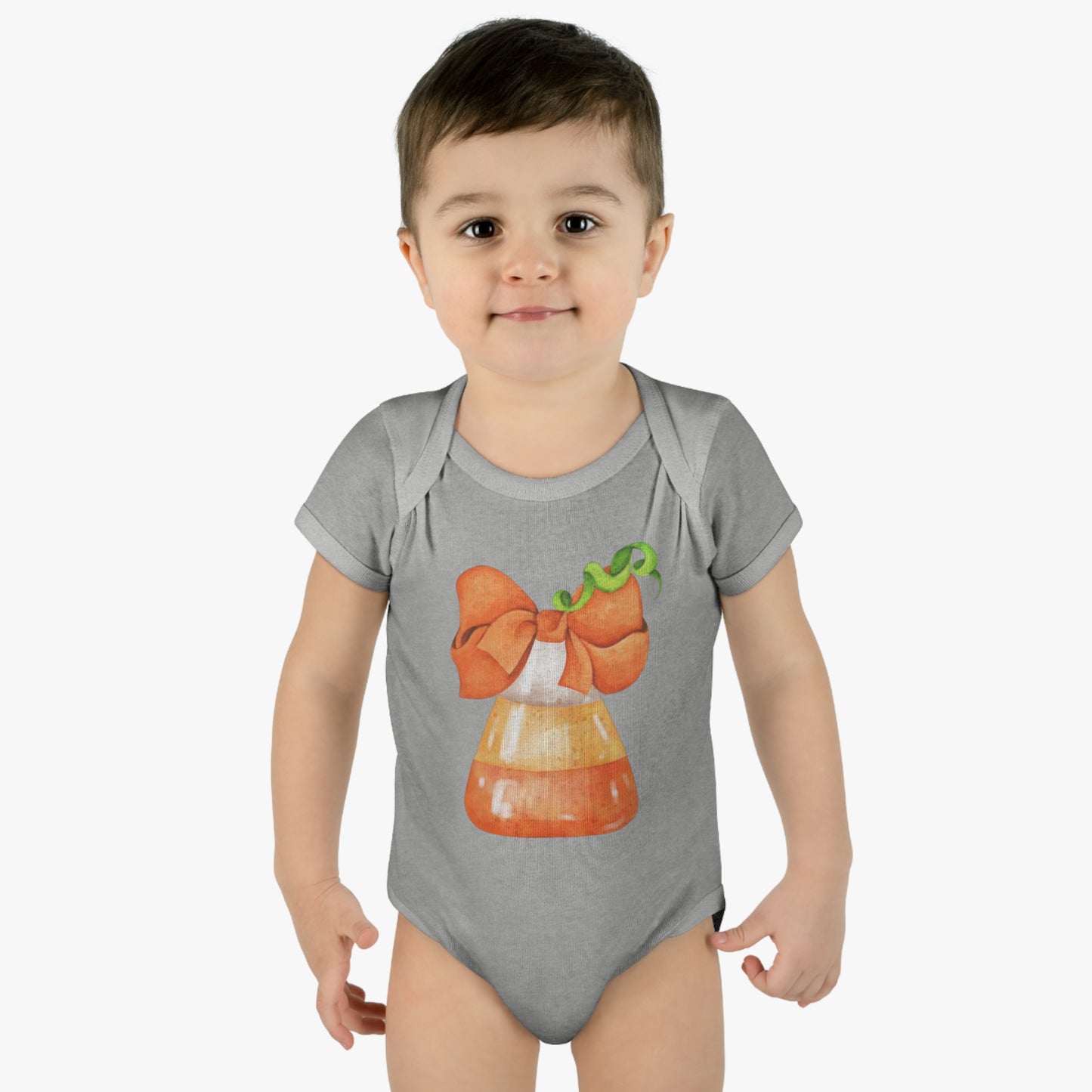 Candy Corn Coquette Halloween Onsie