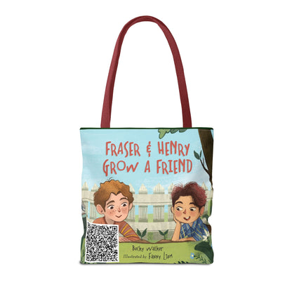 Fraser & Henry Grow a Friend Book Illustration Tote Bag