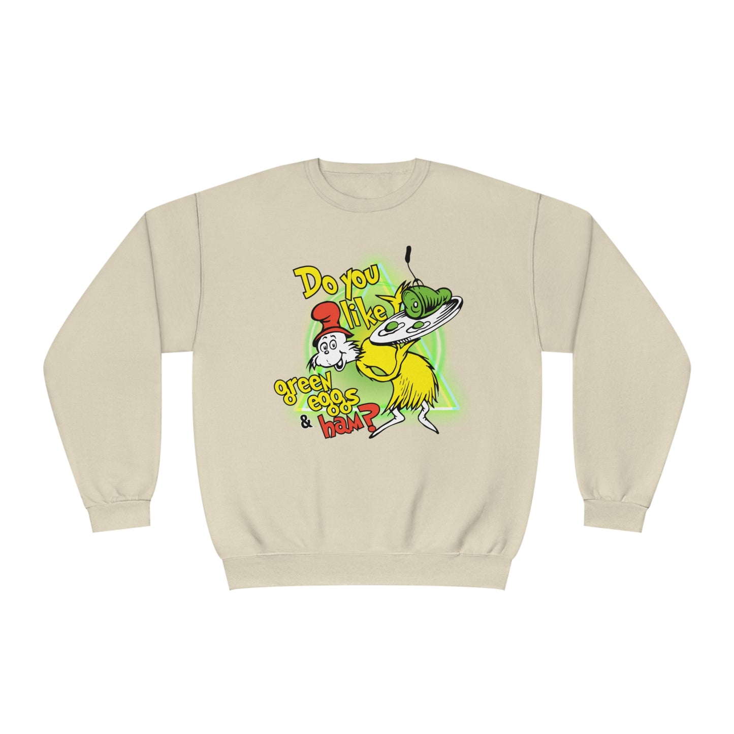 Green Eggs and Ham Dr. Seuss Sweatshirt