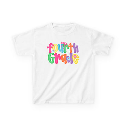 Back to School Fourth Grade Kids Tee