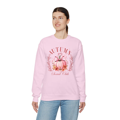 Autumn Girly Social Club Unisex Heavy Blend™ Crewneck Sweatshirt