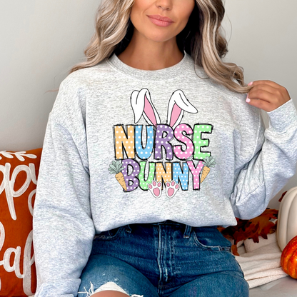 Nurse Bunny Easter Sweatshirt