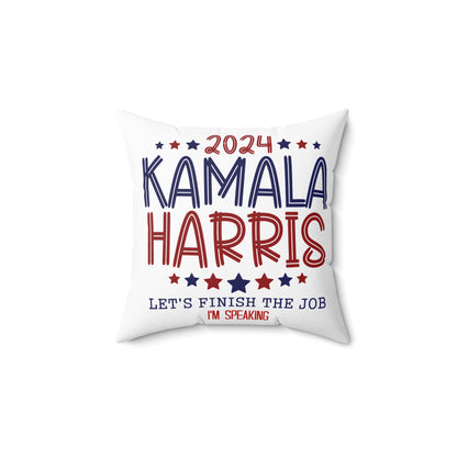 Kamala Harris Spun Polyester Square Pillow