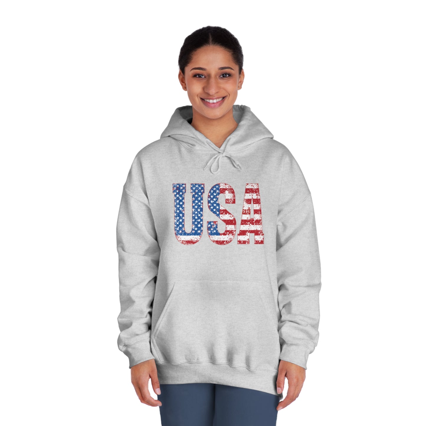 USA Unisex DryBlend® Hooded Sweatshirt