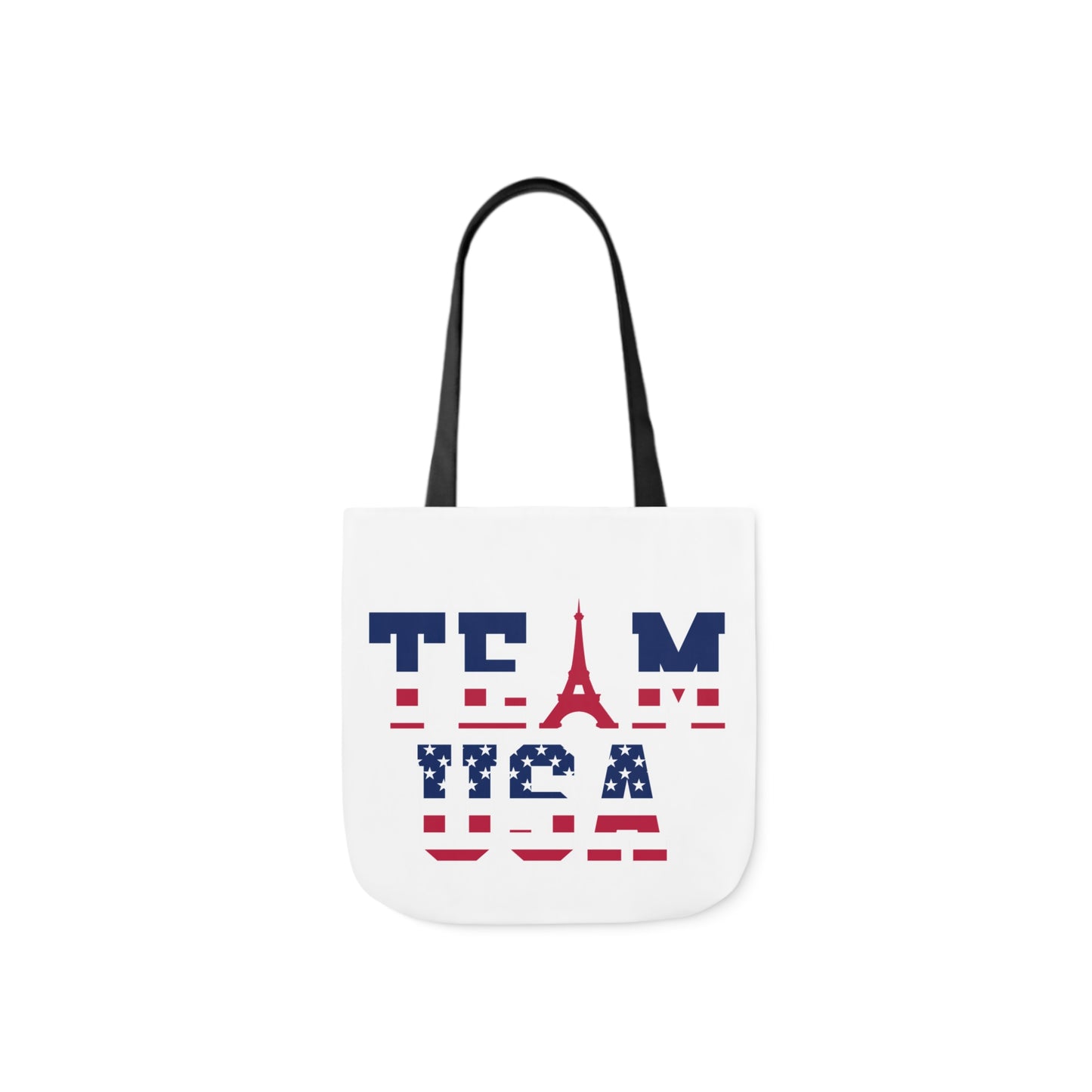 Team USA Paris Olympics Canvas Tote Bag, 5-Color Straps