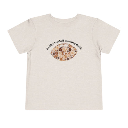 Daddy's Football Watching Buddy Toddler Tee