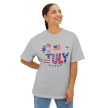 Cute 4th of July Boxy Tee