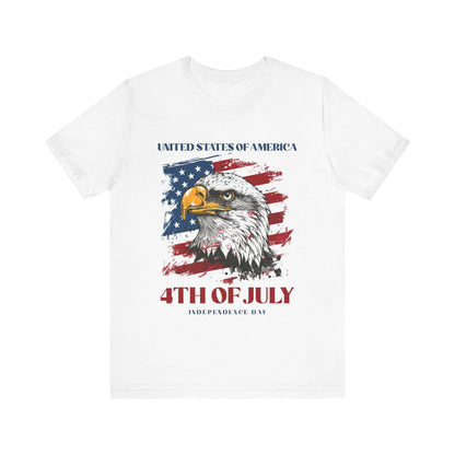 Eagle USA 4th of July Unisex Jersey Short Sleeve Tee