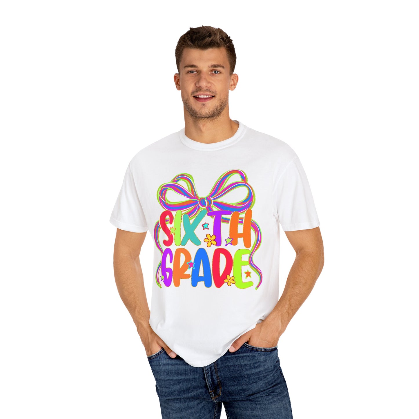 Sixth Grade Neon Back to School T-Shirt