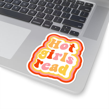 Hot Girls Read Laptop Decal Sticker