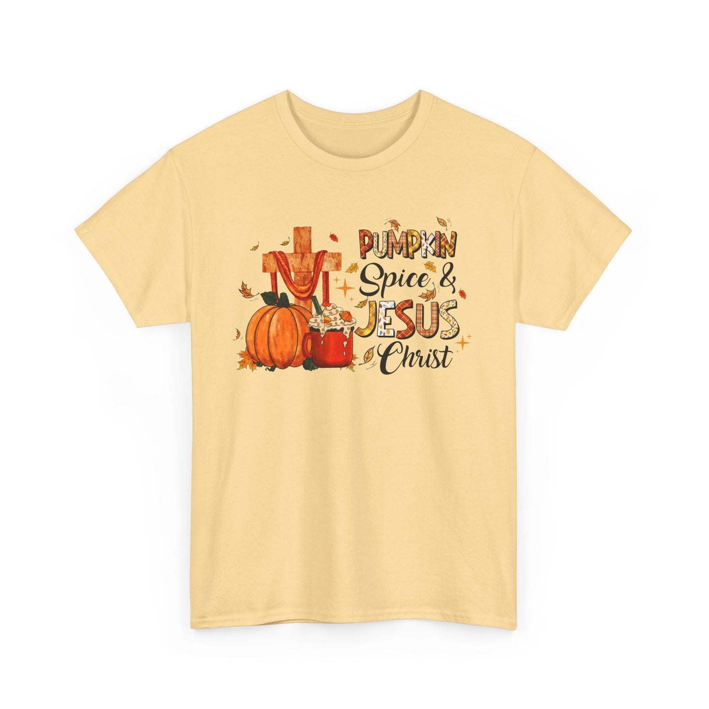 Pumpkin Spice and Jesus Christ Fall T-Shirt