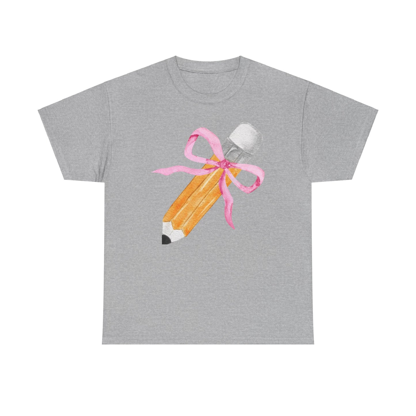 Back to School Pencil Bow Coquette T-Shirt