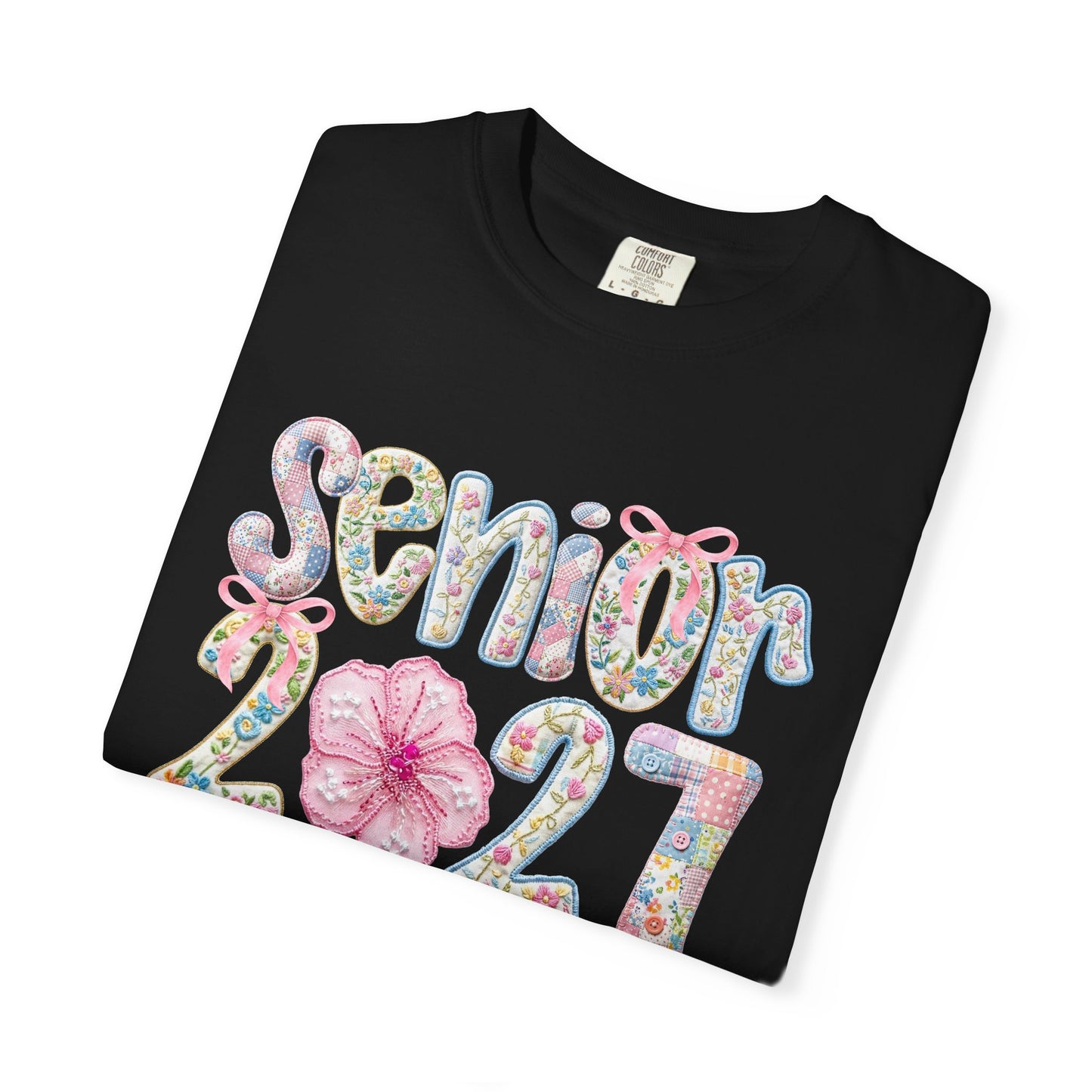 Senior 2027 Floral Graduation T-Shirt