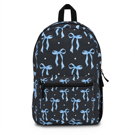 Blue Bow Backpack