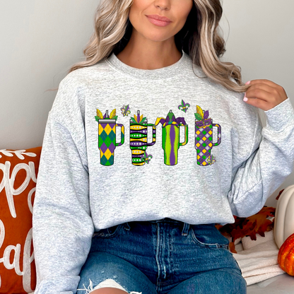 Mardi Gras Stanley Cup Sweatshirt