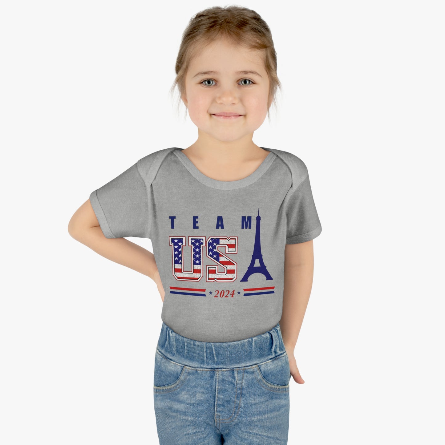 TEAM USA 2024 Paris Olympics Infant Baby Rib Bodysuit