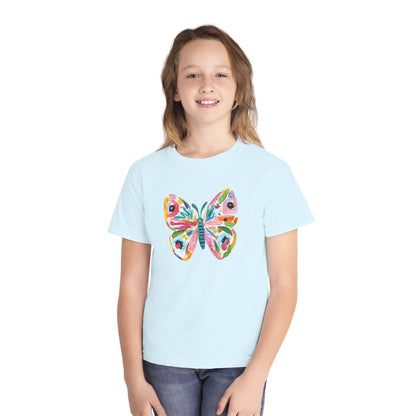 Youth Watercolor Butterfly Graphic Tee