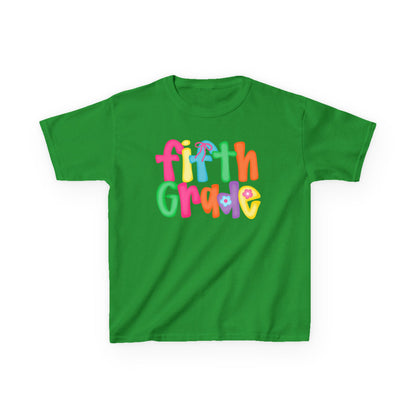 Back to School Fifth Grade Kids Tee