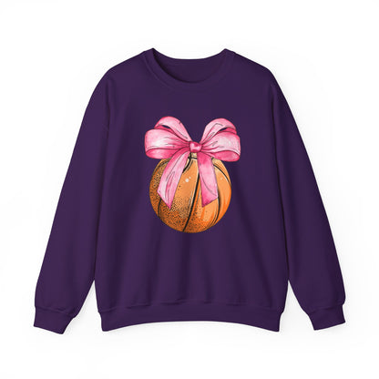 Basketball Coquette Crewneck Sweatshirt