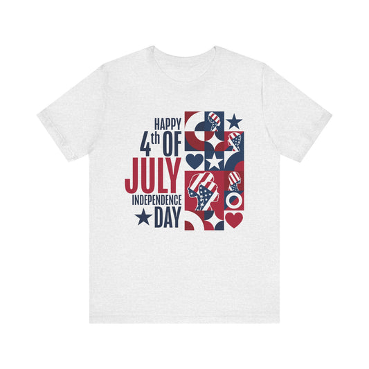 Independence Day 4th of July Unisex Jersey Short Sleeve Tee