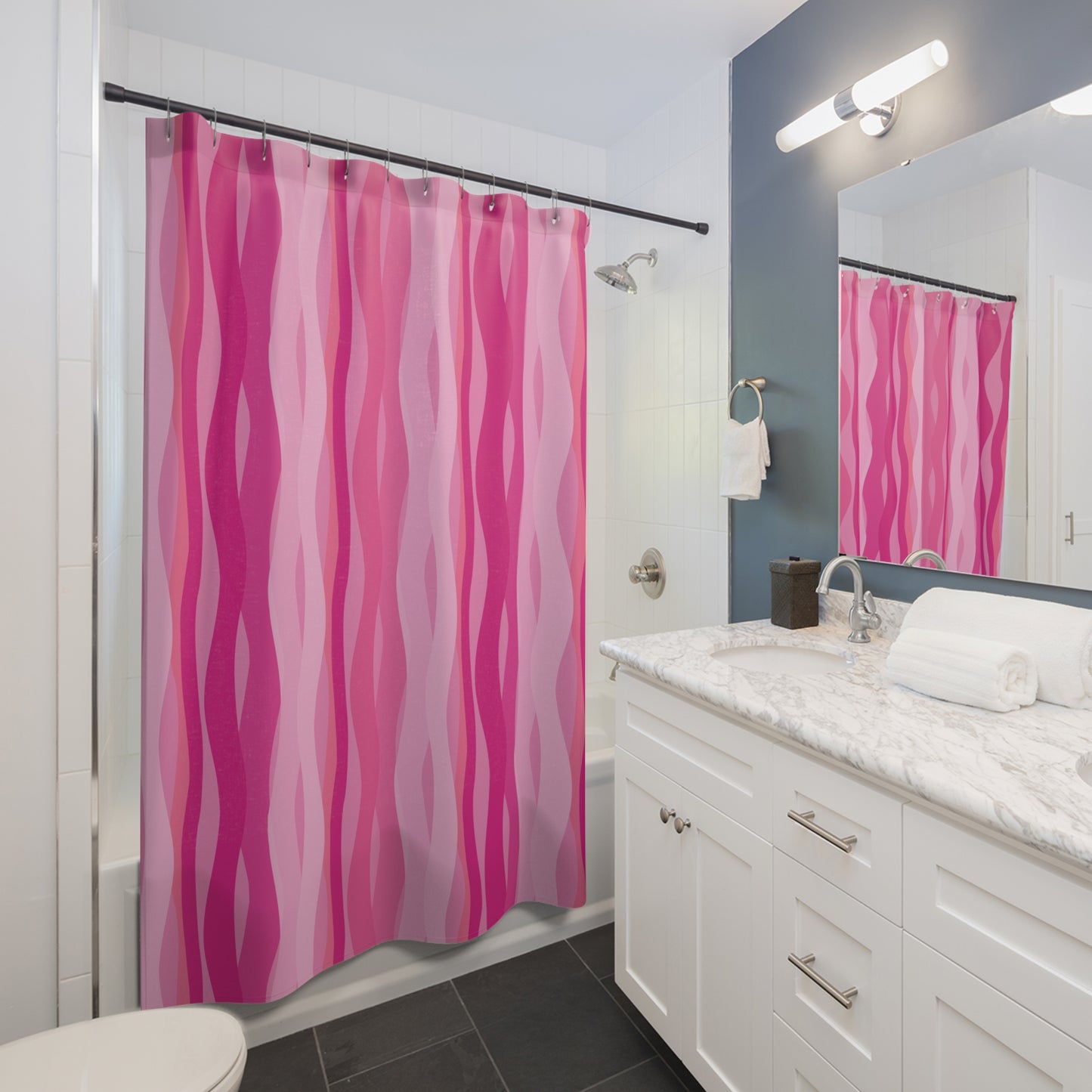 Hot Pink Shower Curtains